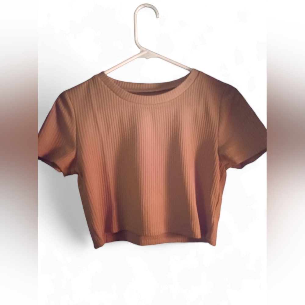 Brown Crop Top